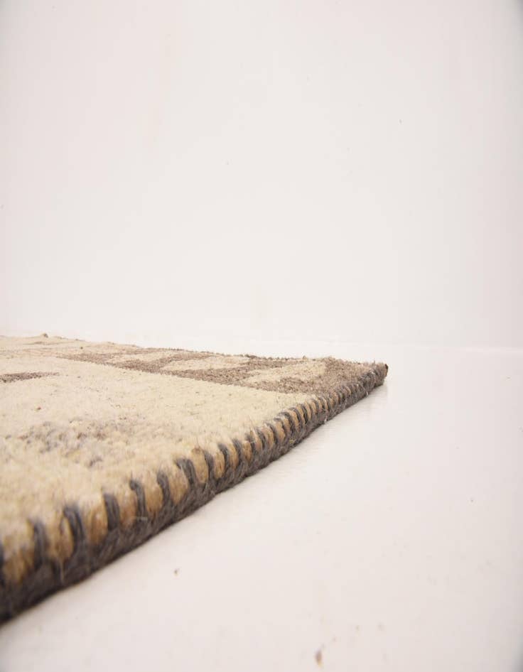 Detail image of 8' 4 x 9' 9  Hand Knotted Patchwork Wool Rug