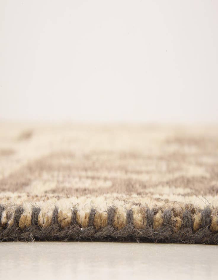 Detail image of 8' 4 x 9' 9  Hand Knotted Patchwork Wool Rug