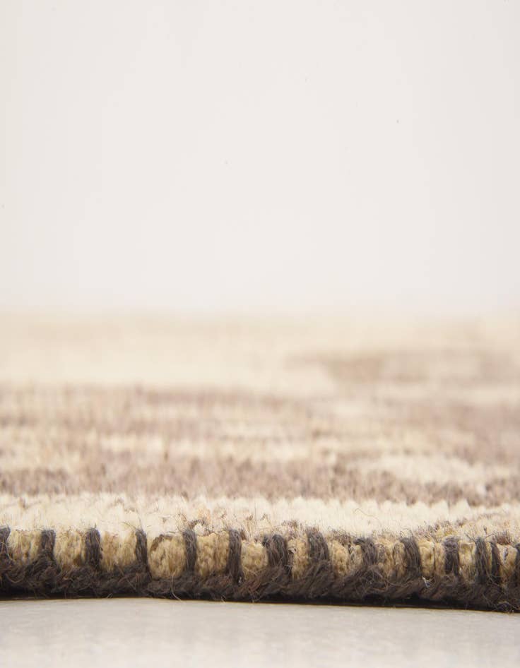 Detail image of 8' 2 x 9' 7  Hand Knotted Patchwork Wool Rug