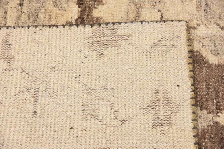 6' 7 x 9' 8 Hand Knotted Patchwork Wool Rug
