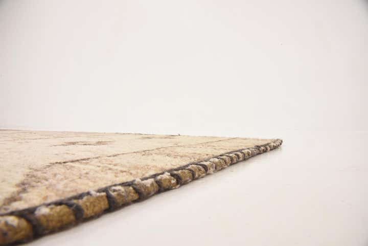 6' 7 x 9' 8 Hand Knotted Patchwork Wool Rug