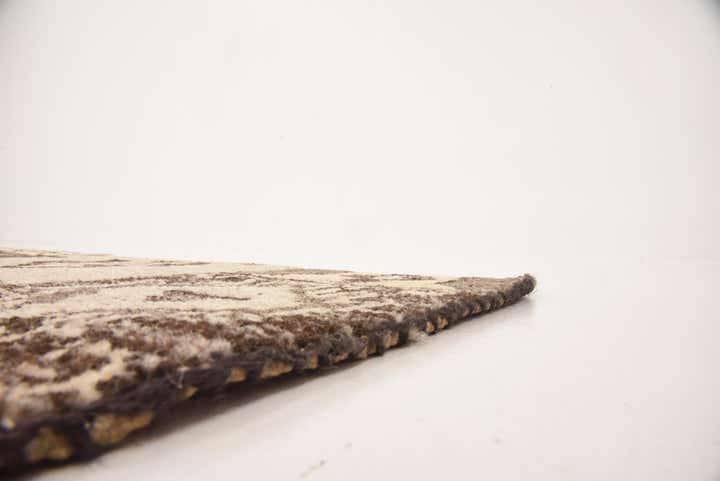 4' x 5' 8 Hand Knotted Patchwork Wool Rug