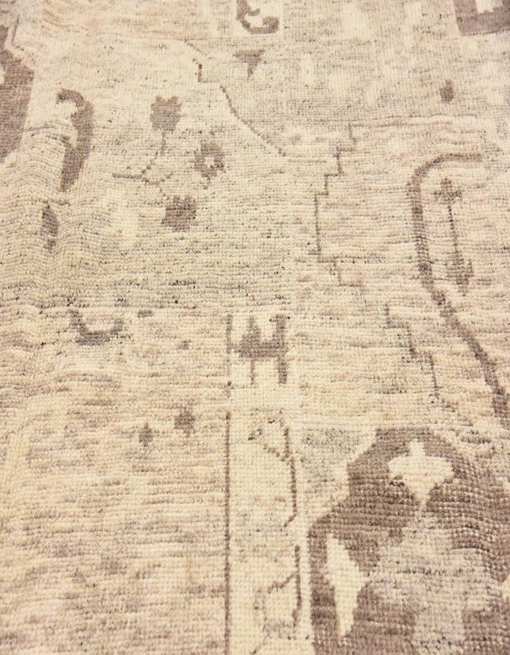 Detail image of 6' 8 x 9' 6  Hand Knotted Patchwork Wool Rug