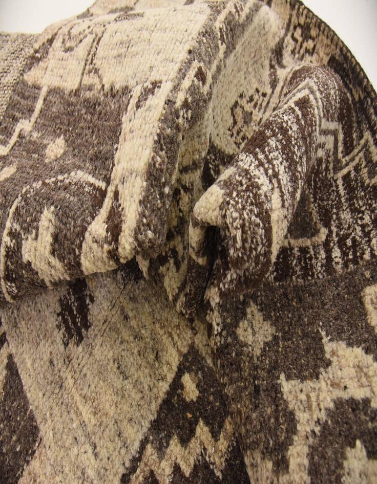 Detail image of 5' 6 x 7' 8  Hand Knotted Patchwork Wool Rug