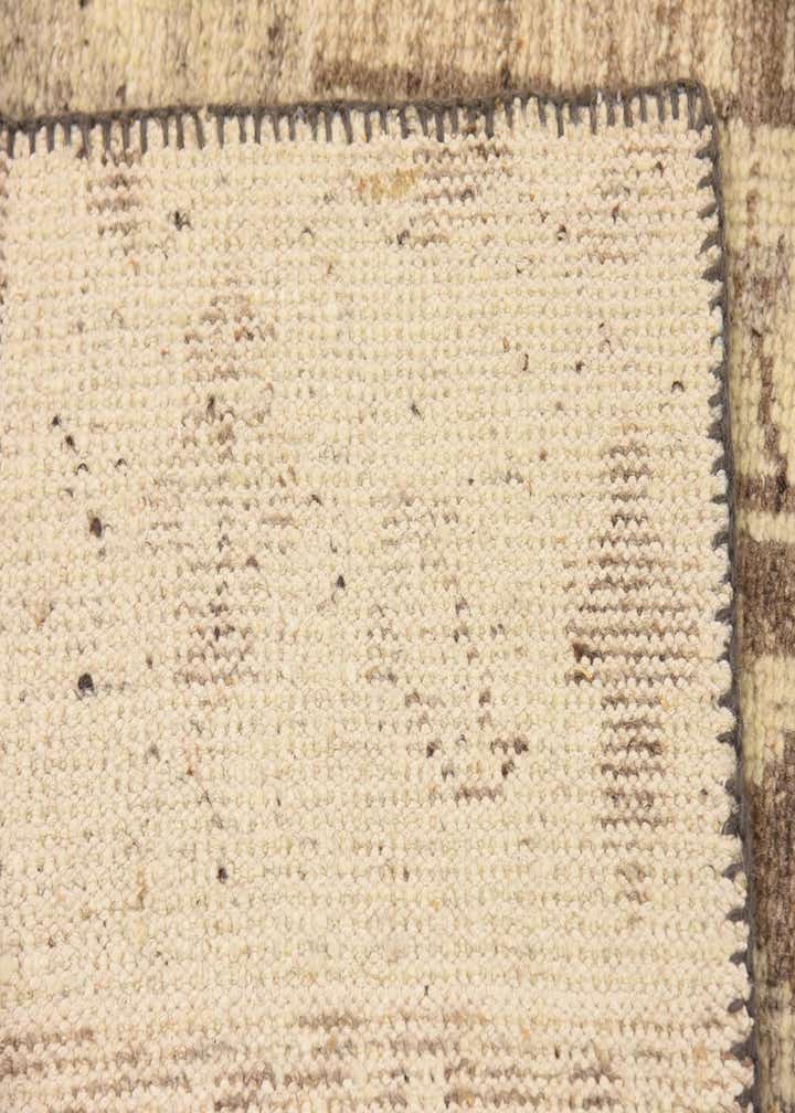 6' 5 x 9' 9 Hand Knotted Patchwork Wool Rug