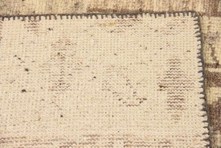 6' 5 x 9' 9 Hand Knotted Patchwork Wool Rug