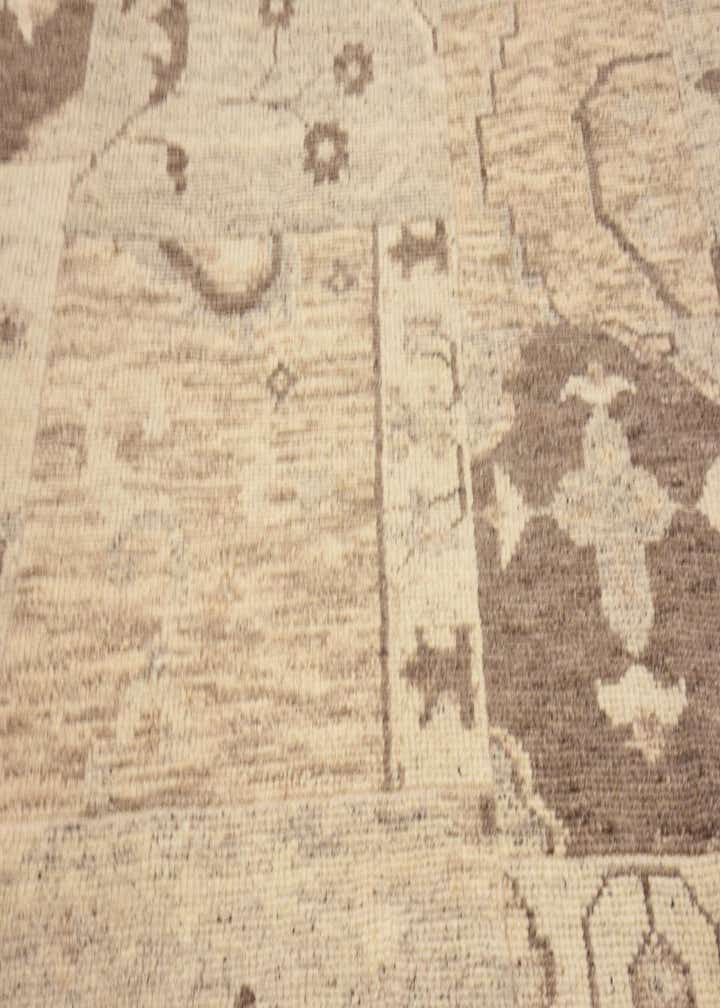 6' 5 x 9' 9 Hand Knotted Patchwork Wool Rug