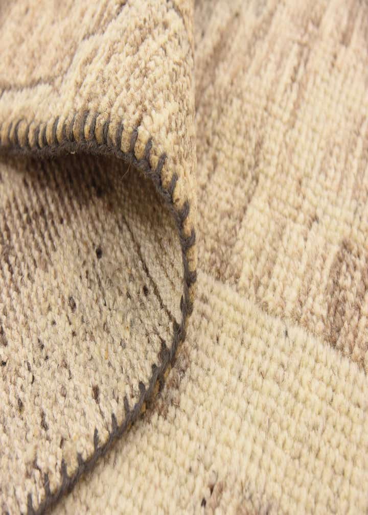 6' 5 x 9' 9 Hand Knotted Patchwork Wool Rug