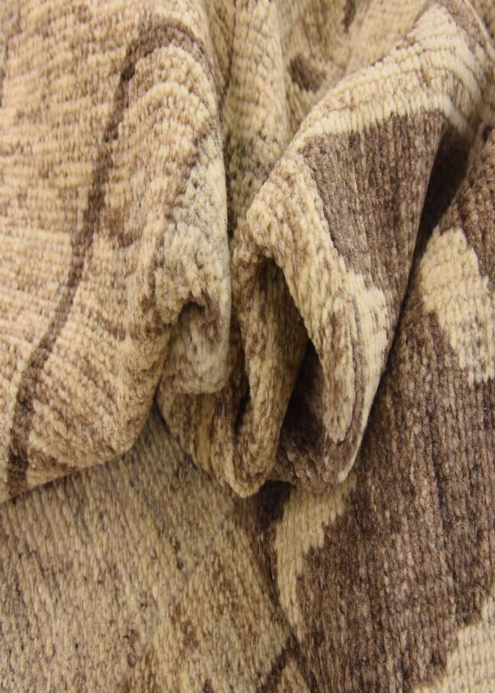 6' 5 x 9' 9 Hand Knotted Patchwork Wool Rug