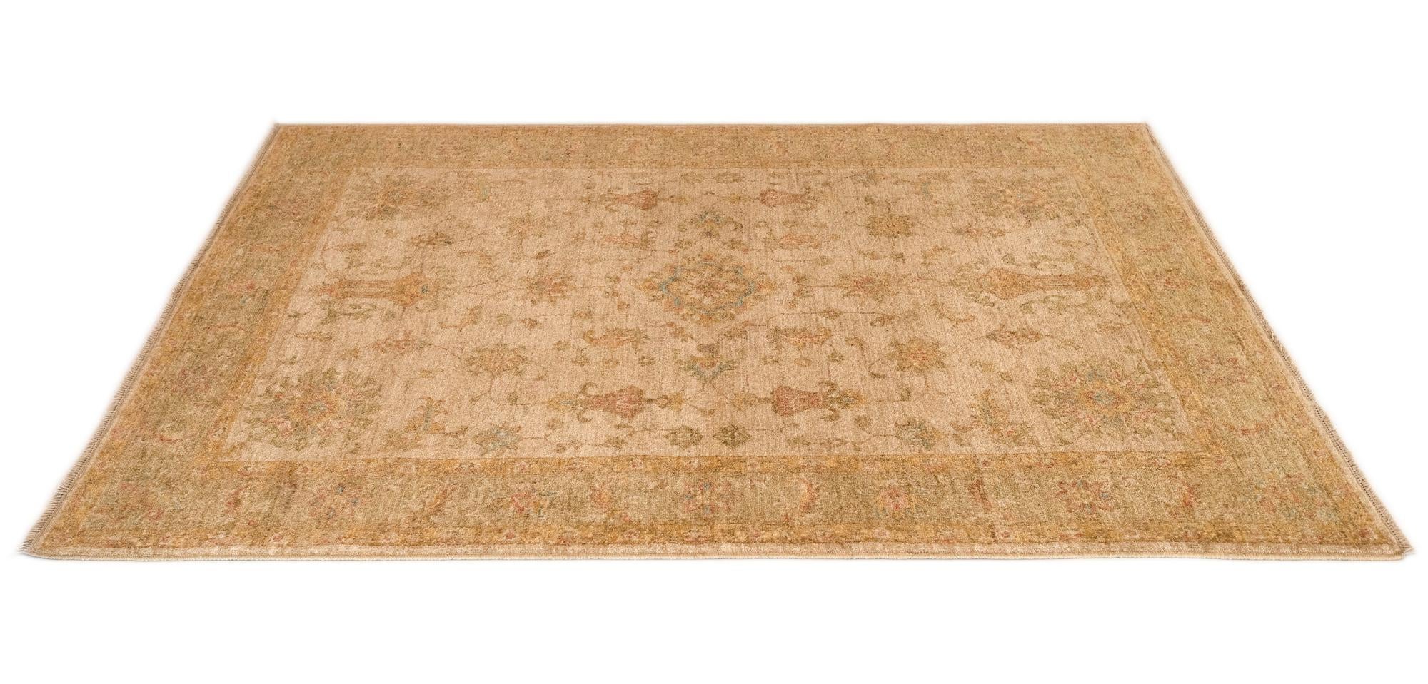 5' x 6' 6 Peshawar Ziegler Rug