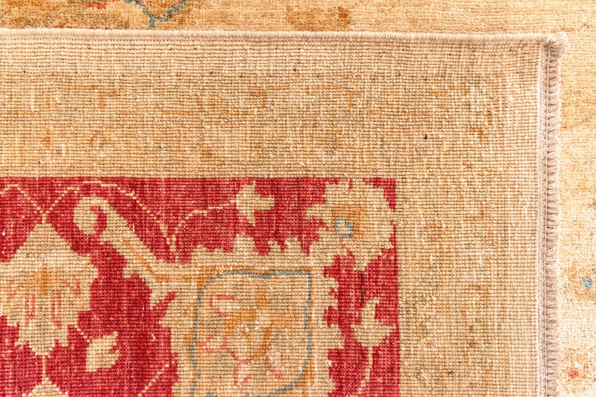 8' 2 x 9' 5 Peshawar Ziegler Wool Rug