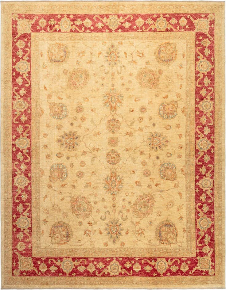 Detail image of 8' 2 x 9' 5 Peshawar Ziegler Wool Rug