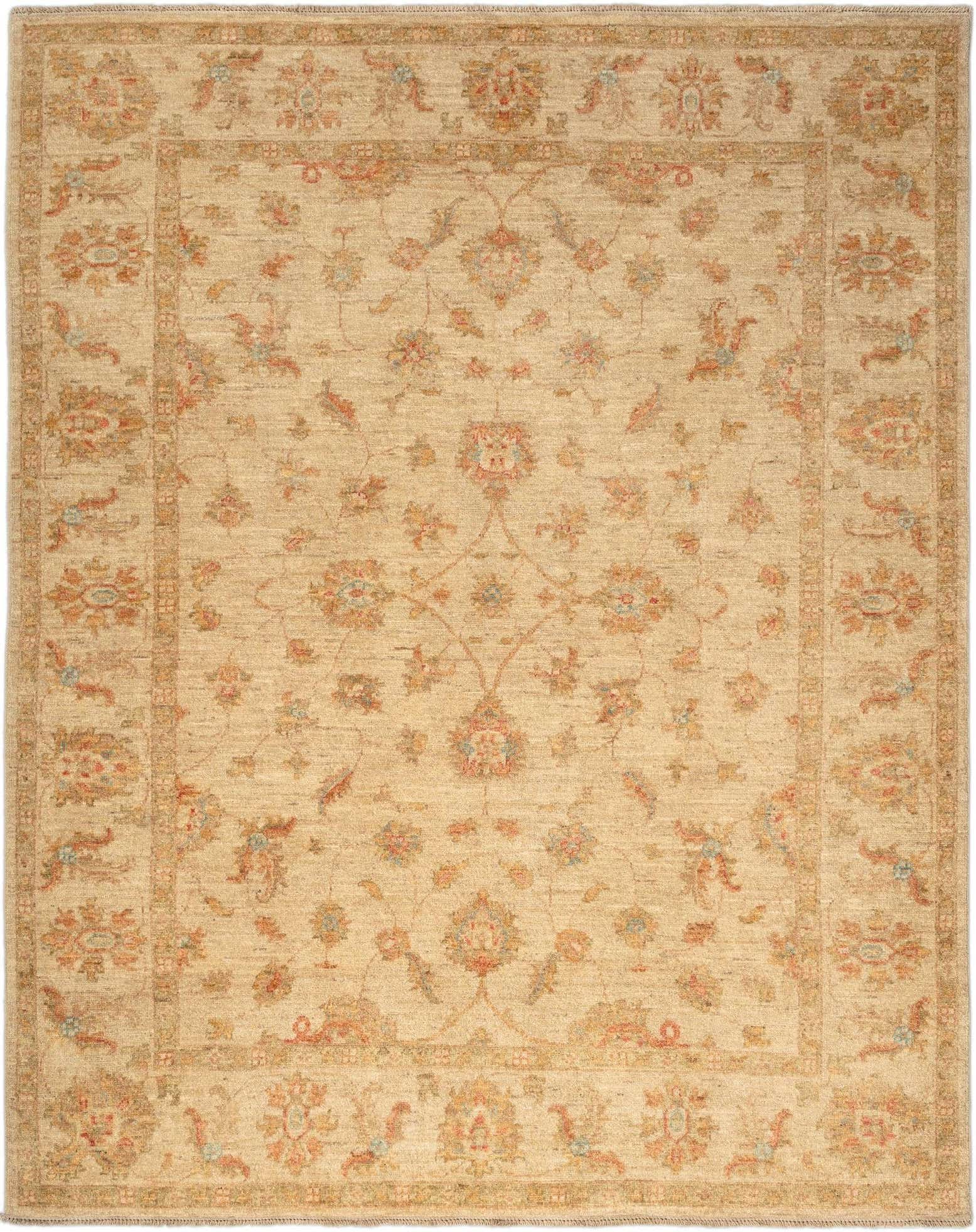5' x 6' 6 Peshawar Ziegler Wool Rug