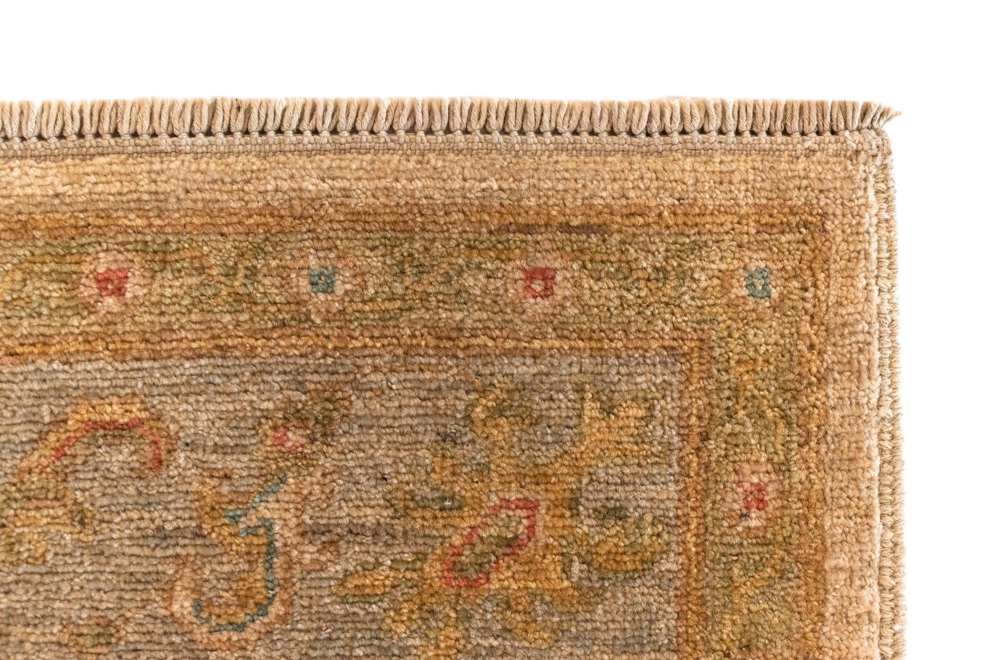 4' x 5' 9 Peshawar Ziegler Wool Rug
