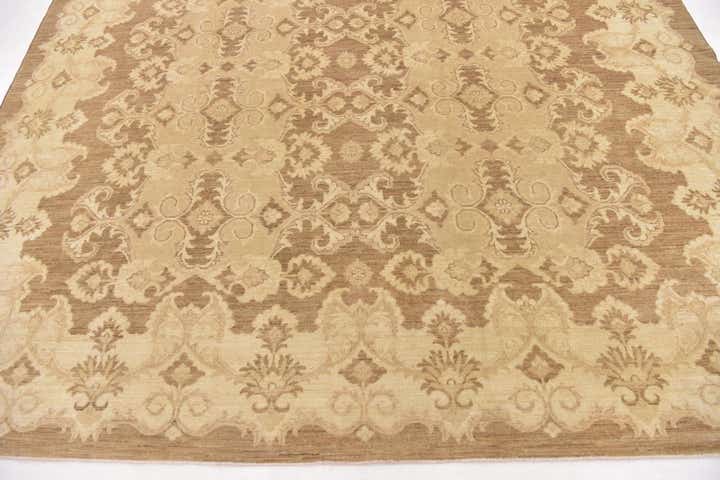 9' 2 x 12' Hand Knotted Peshawar Ziegler Rug