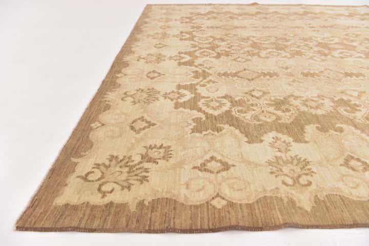 9' 2 x 12' Hand Knotted Peshawar Ziegler Rug