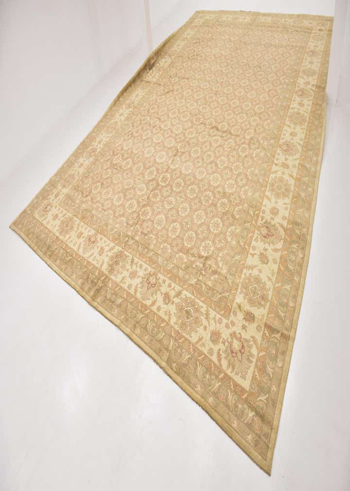 16' 6 x 25' 2 Hand Knotted Peshawar Ziegler Rug