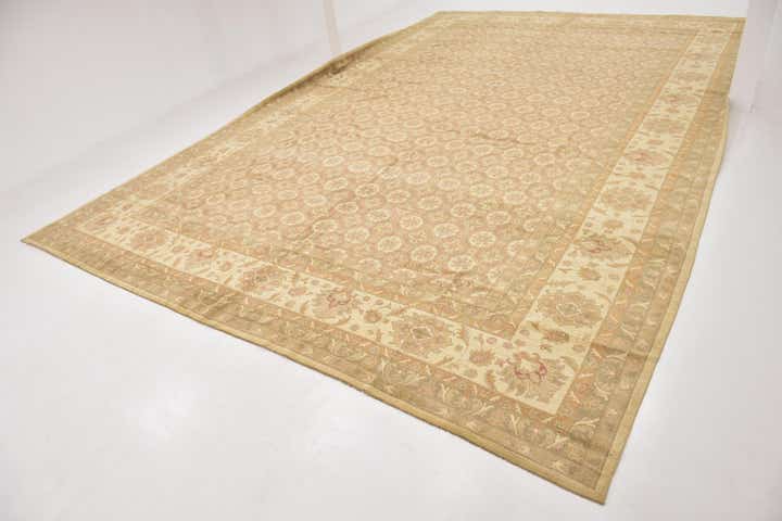 16' 6 x 25' 2 Hand Knotted Peshawar Ziegler Rug