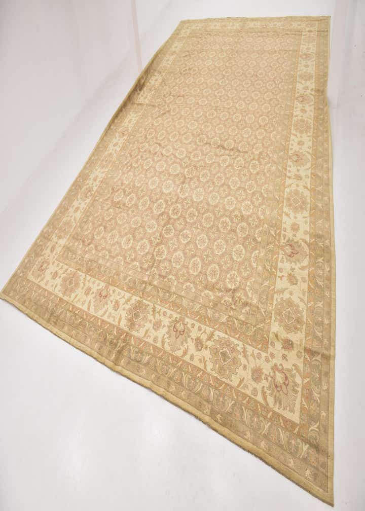 16' 6 x 25' 2 Hand Knotted Peshawar Ziegler Rug