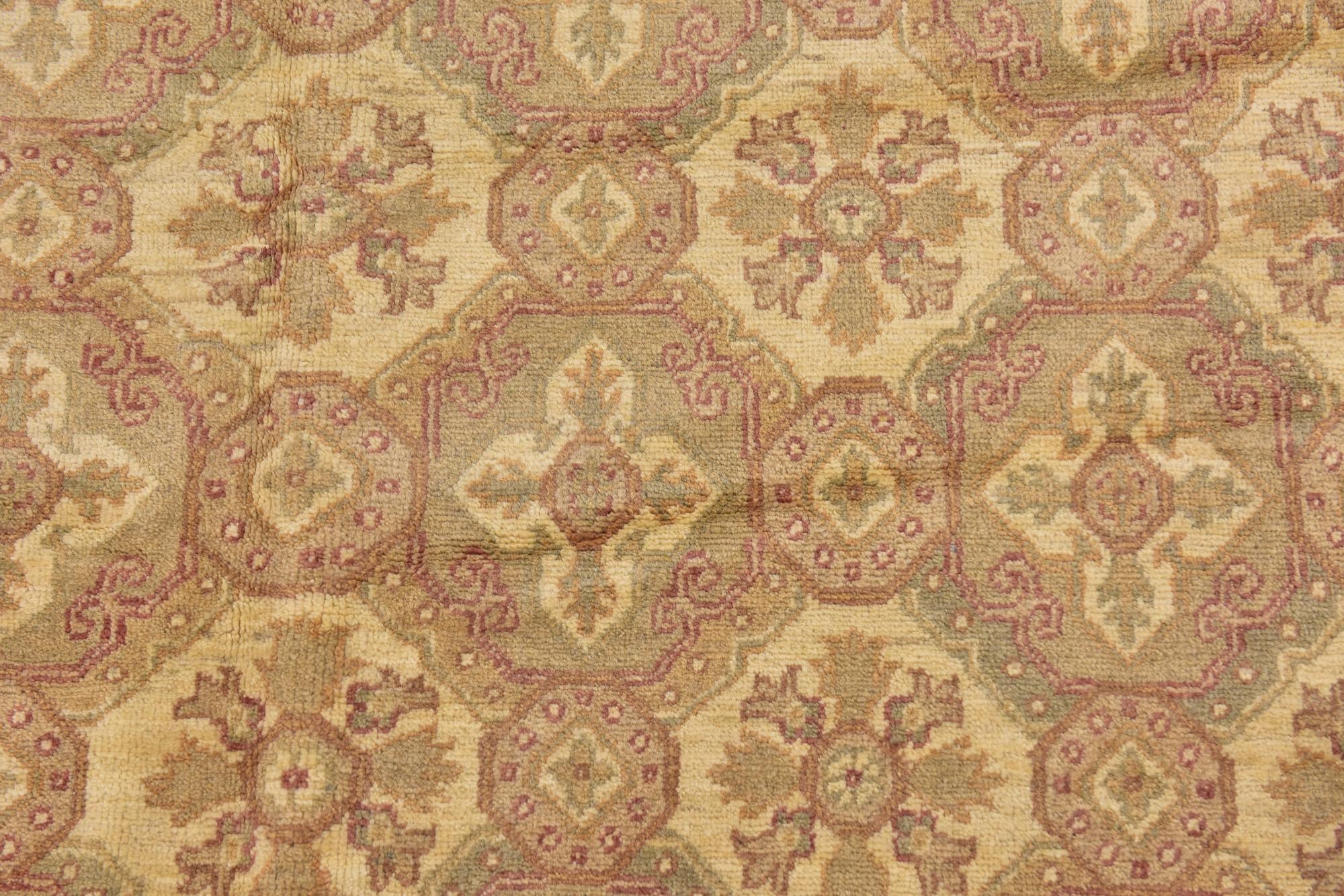 16' 6 x 25' 2 Hand Knotted Peshawar Ziegler Rug