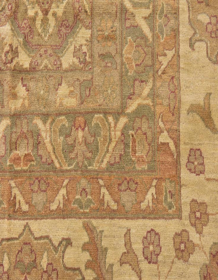 Detail image of 16' 6 x 25' 2  Hand Knotted Peshawar Ziegler Rug