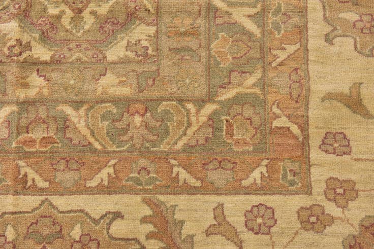 Detail image of 16' 6 x 25' 2 Hand Knotted Peshawar Ziegler Rug