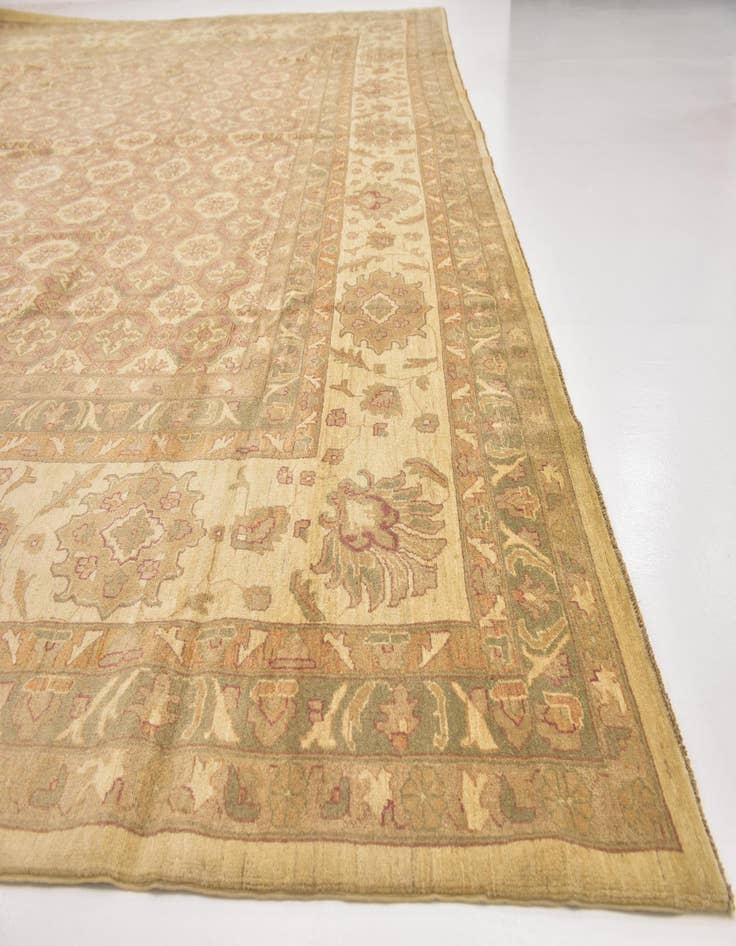 Detail image of 16' 6 x 25' 2  Hand Knotted Peshawar Ziegler Rug