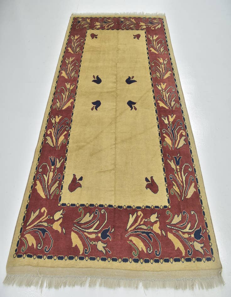 Detail image of 5' 7 x 8' Hand Knotted Peshawar Ziegler Rug