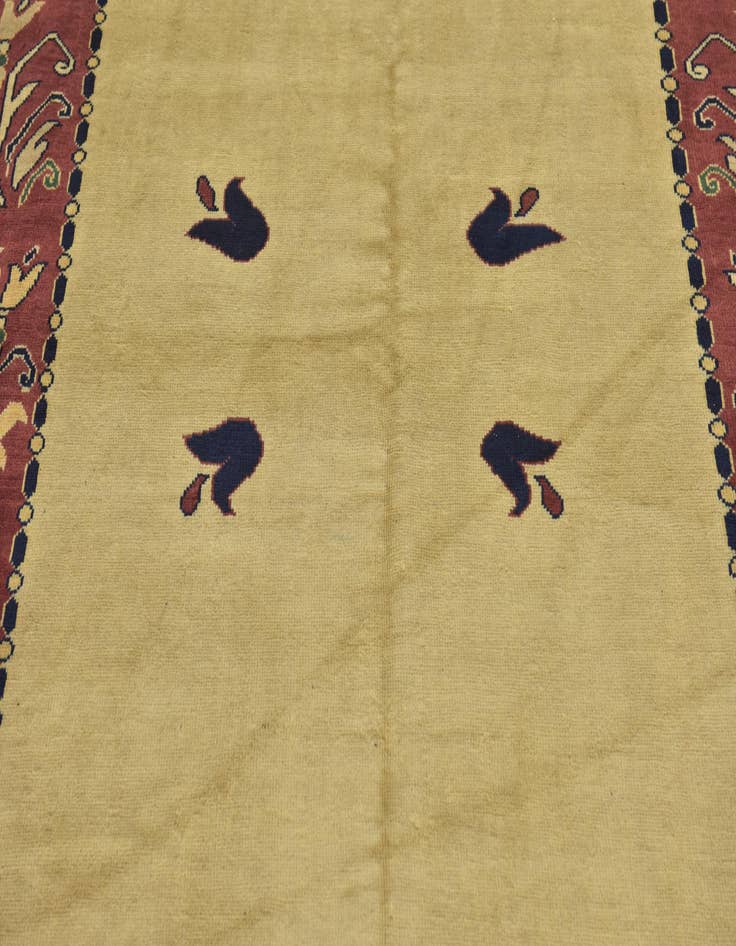 Detail image of 5' 7 x 8' Hand Knotted Peshawar Ziegler Rug