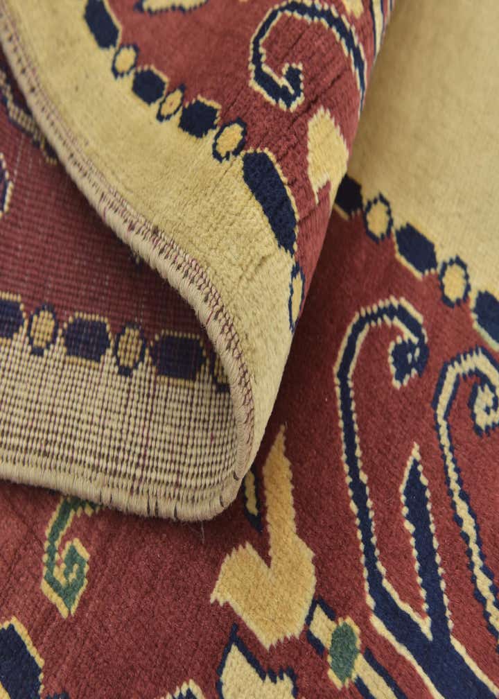 5' 7 x 8' Hand Knotted Peshawar Ziegler Rug