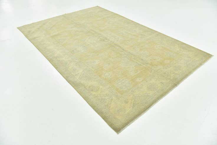 Detail image of 5' 11 x 8' 9 Hand Knotted Peshawar Ziegler Rug