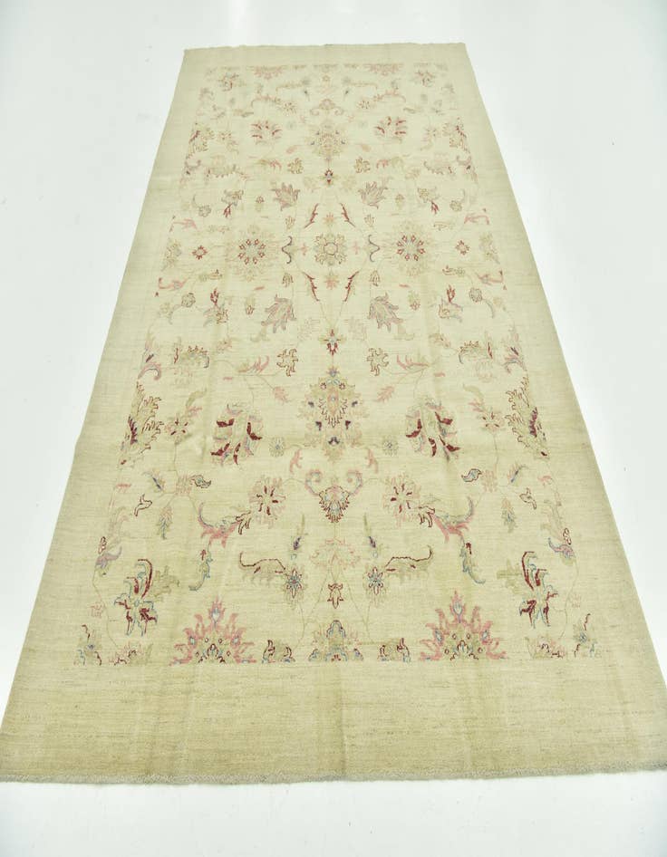 Detail image of 6' x 9' 4  Hand Knotted Peshawar Ziegler Rug