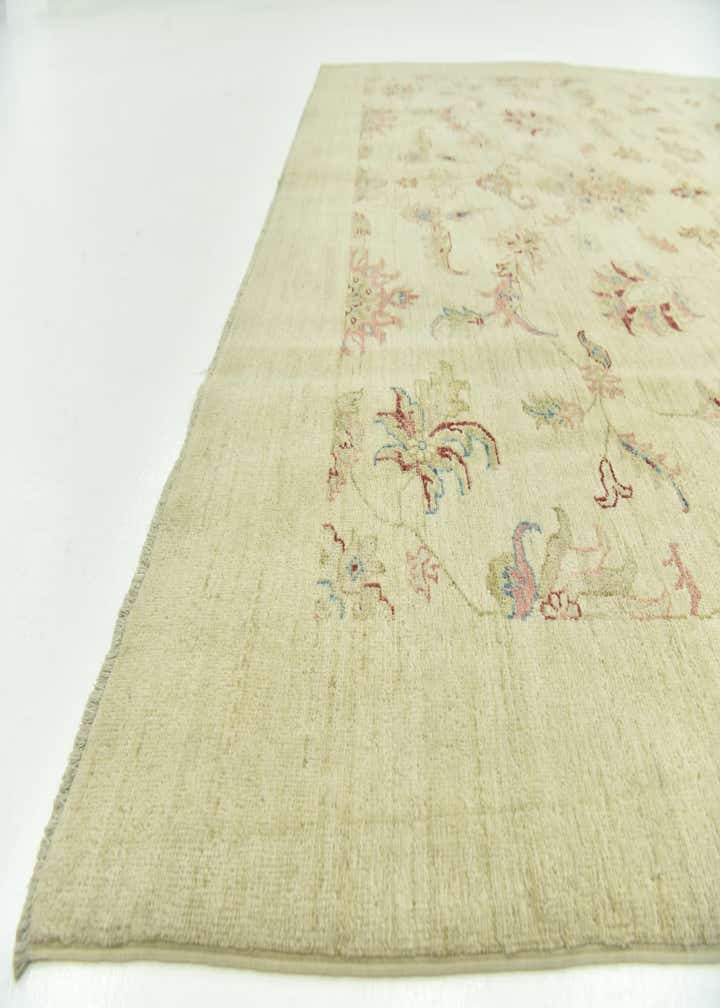6' x 9' 4 Hand Knotted Peshawar Ziegler Rug
