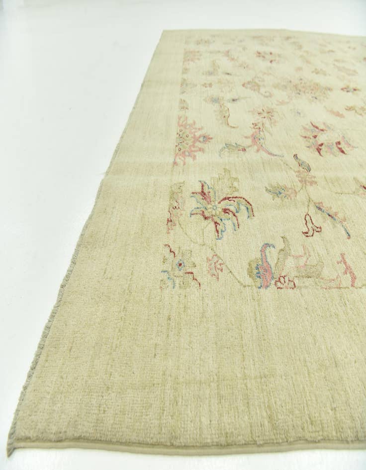 Detail image of 6' x 9' 4  Hand Knotted Peshawar Ziegler Rug