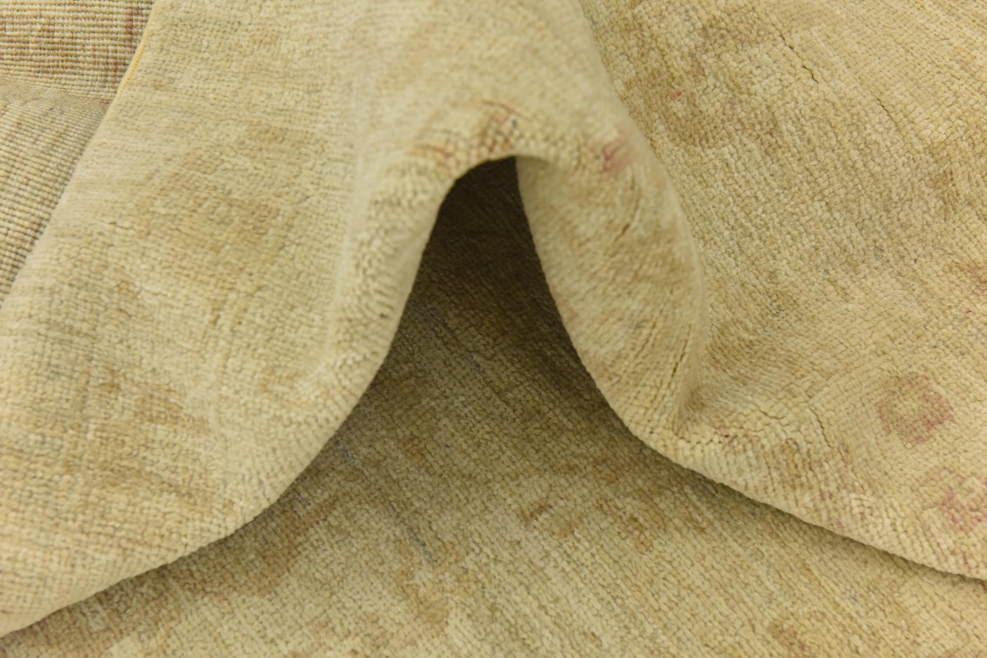 8' 3 x 9' 9 Hand Knotted Peshawar Ziegler Rug
