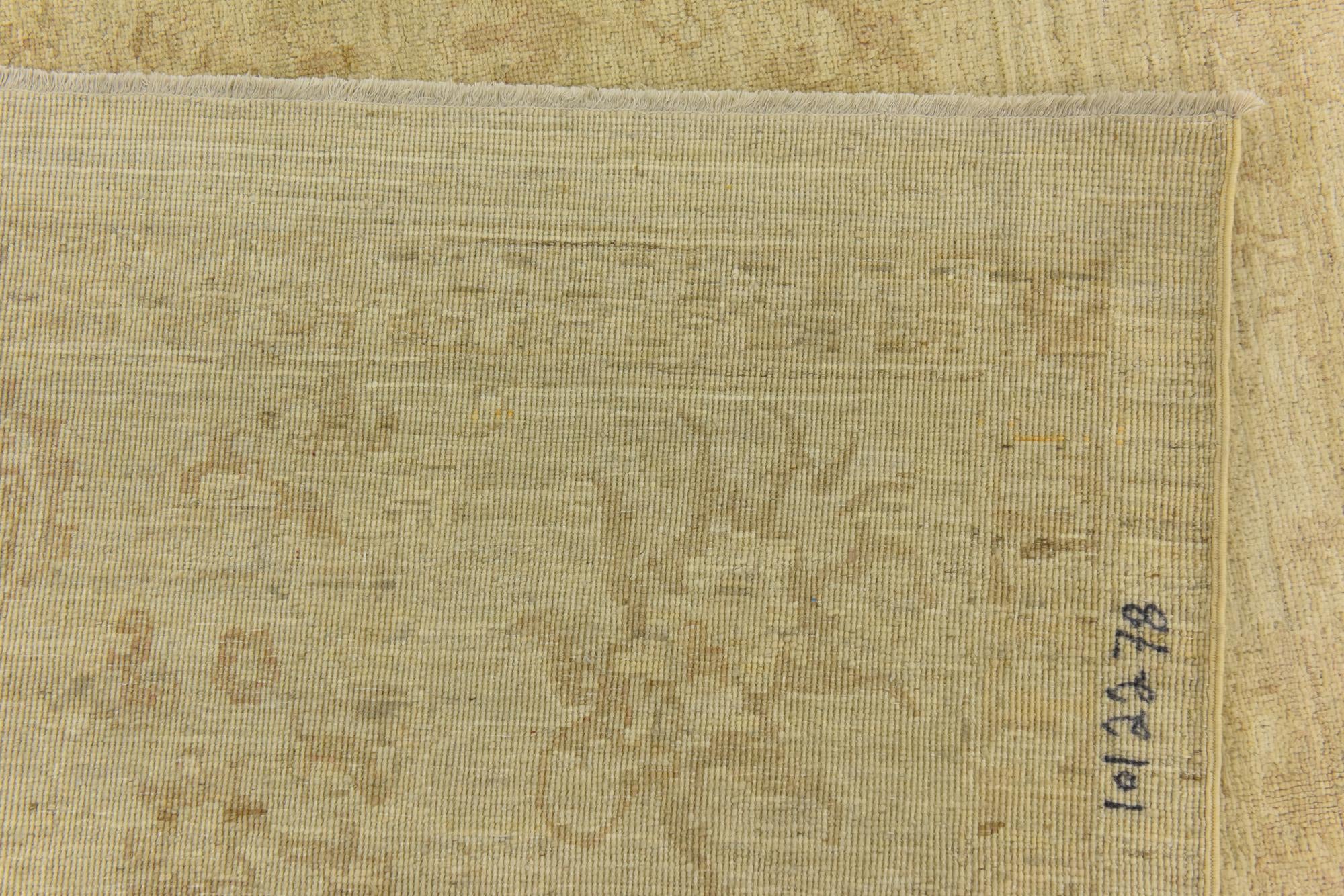 8' 3 x 9' 9 Hand Knotted Peshawar Ziegler Rug