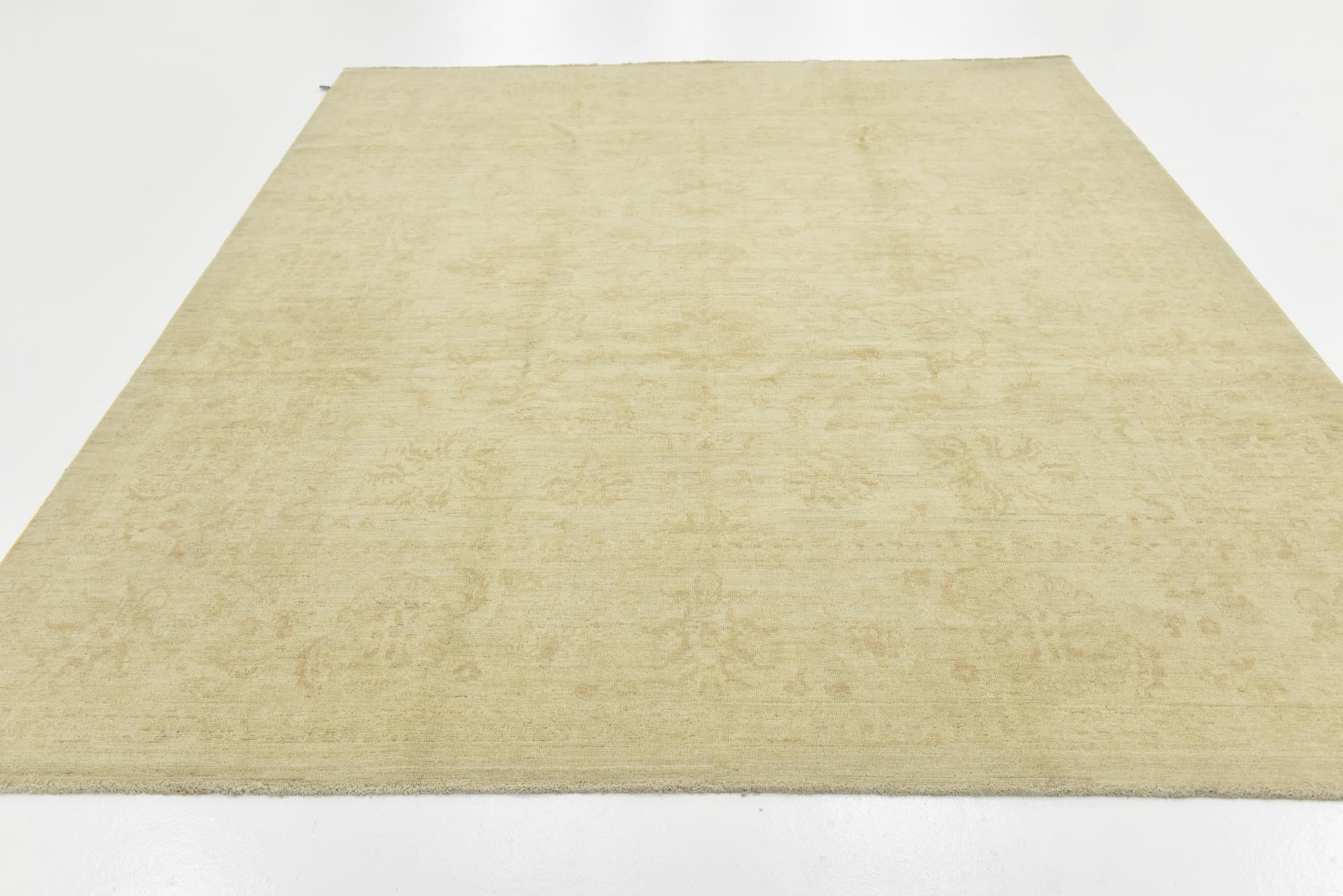 8' 3 x 9' 9 Hand Knotted Peshawar Ziegler Rug