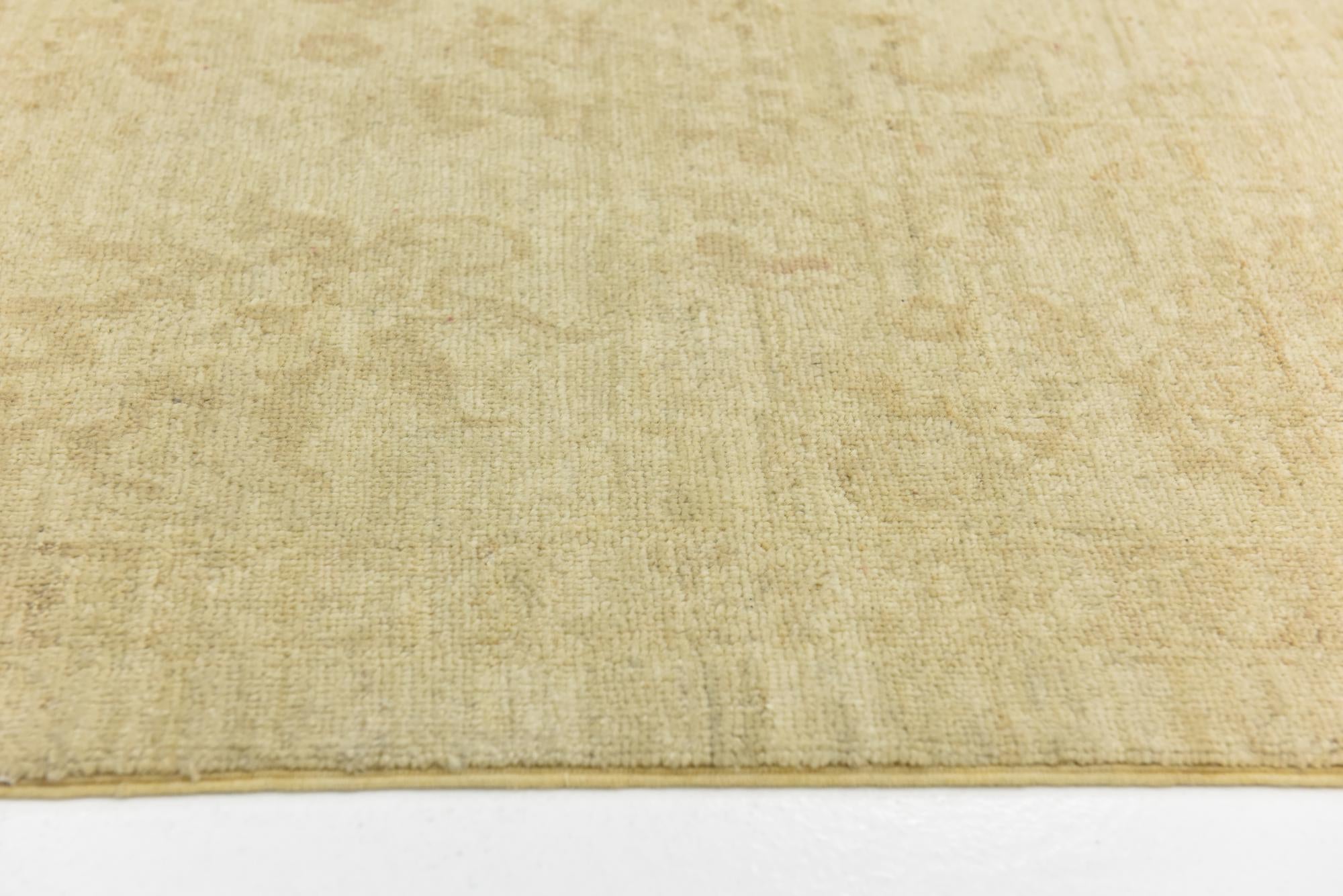 8' 3 x 9' 9 Hand Knotted Peshawar Ziegler Rug