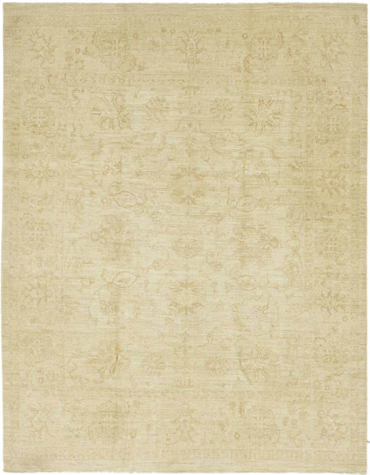 Detail image of 8' 3 x 9' 9 Hand Knotted Peshawar Ziegler Rug