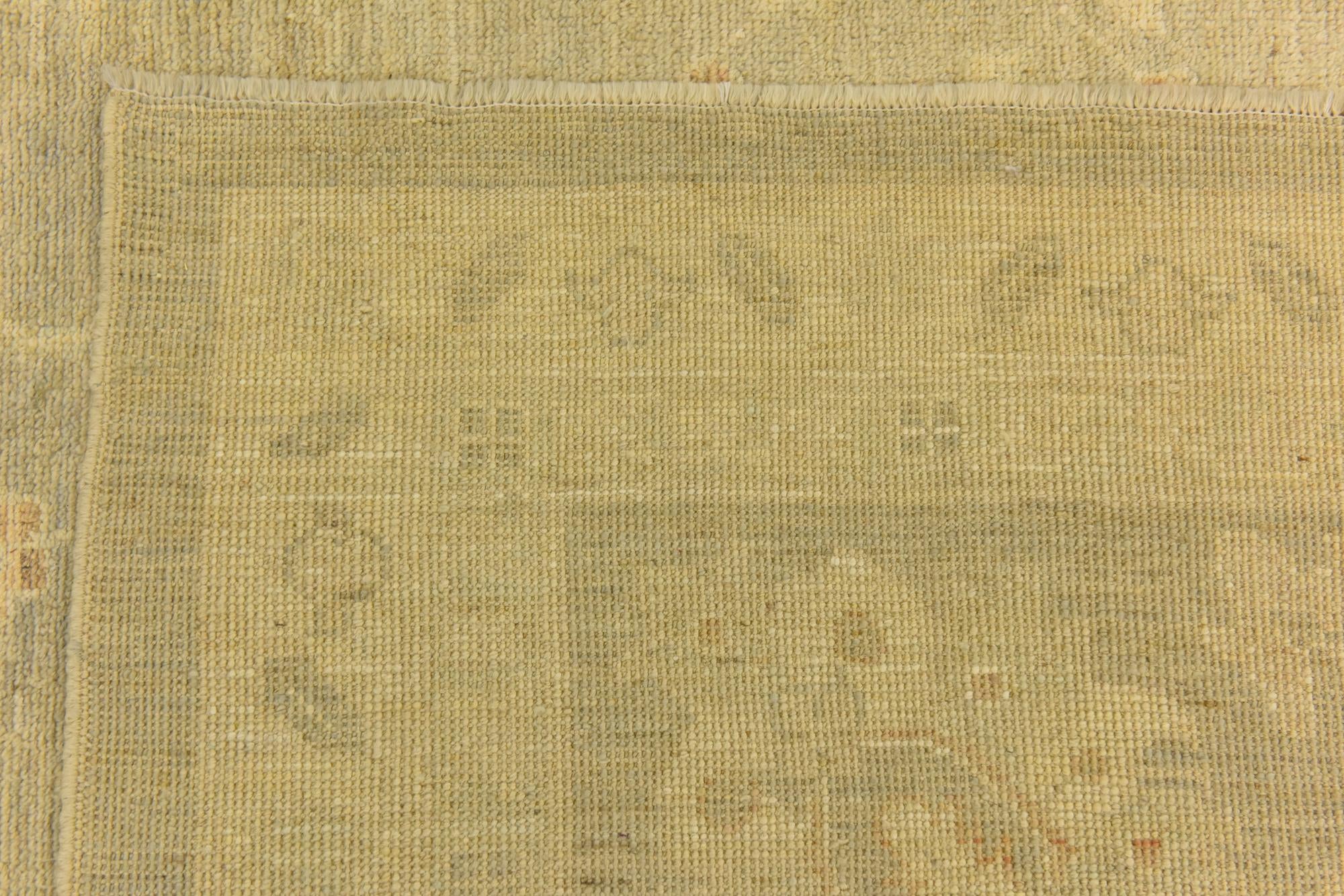 10' 3 x 13' 9 Hand Knotted Peshawar Ziegler Wool Rug