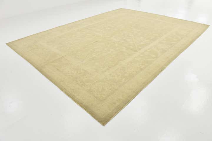 10' 3 x 13' 9 Hand Knotted Peshawar Ziegler Wool Rug