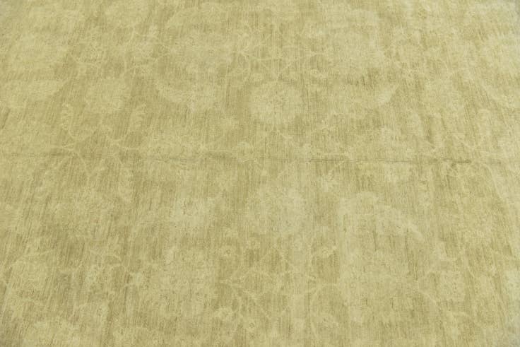 Detail image of 8' 7 x 11' Hand Knotted Peshawar Ziegler Rug