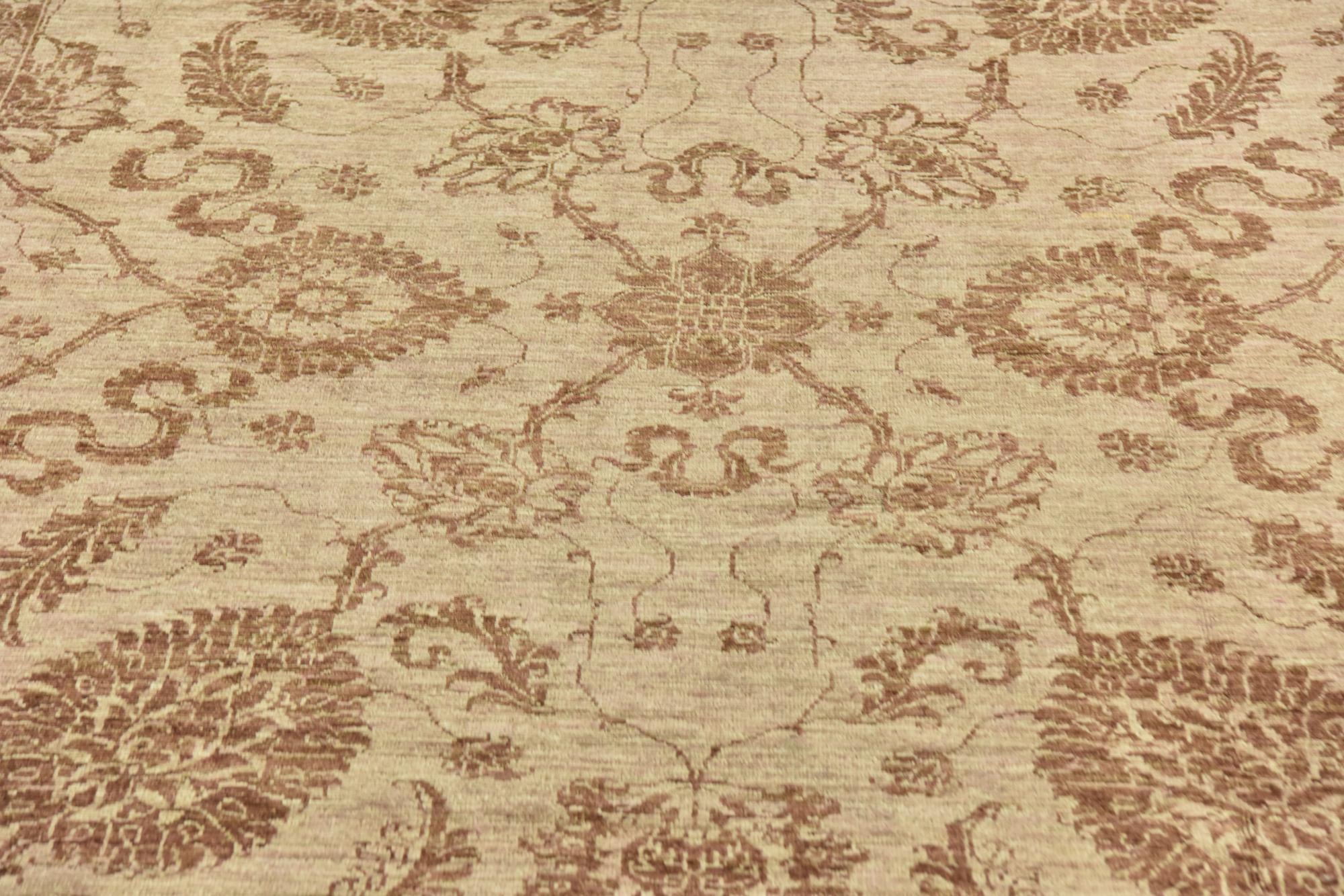 6' 10 x 9' 10 Hand Knotted Peshawar Ziegler Rug