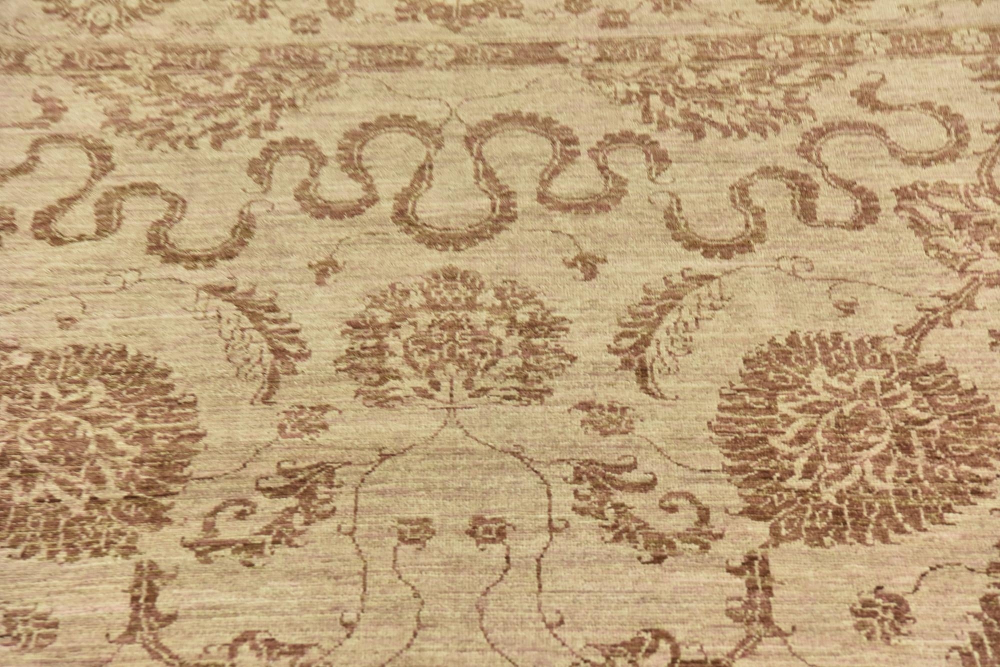 6' 10 x 9' 10 Hand Knotted Peshawar Ziegler Rug