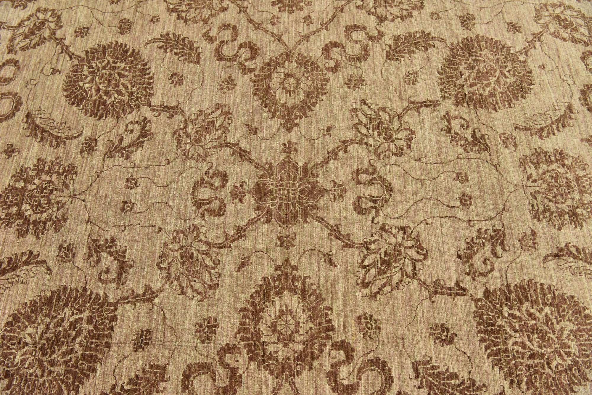 6' 10 x 9' 10 Hand Knotted Peshawar Ziegler Rug
