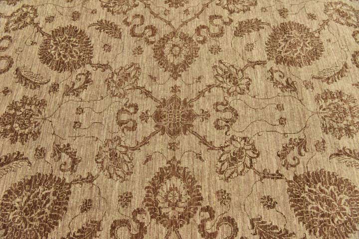 6' 10 x 9' 10 Hand Knotted Peshawar Ziegler Rug