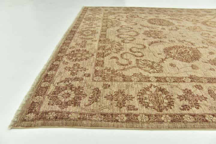 6' 10 x 9' 10 Hand Knotted Peshawar Ziegler Rug