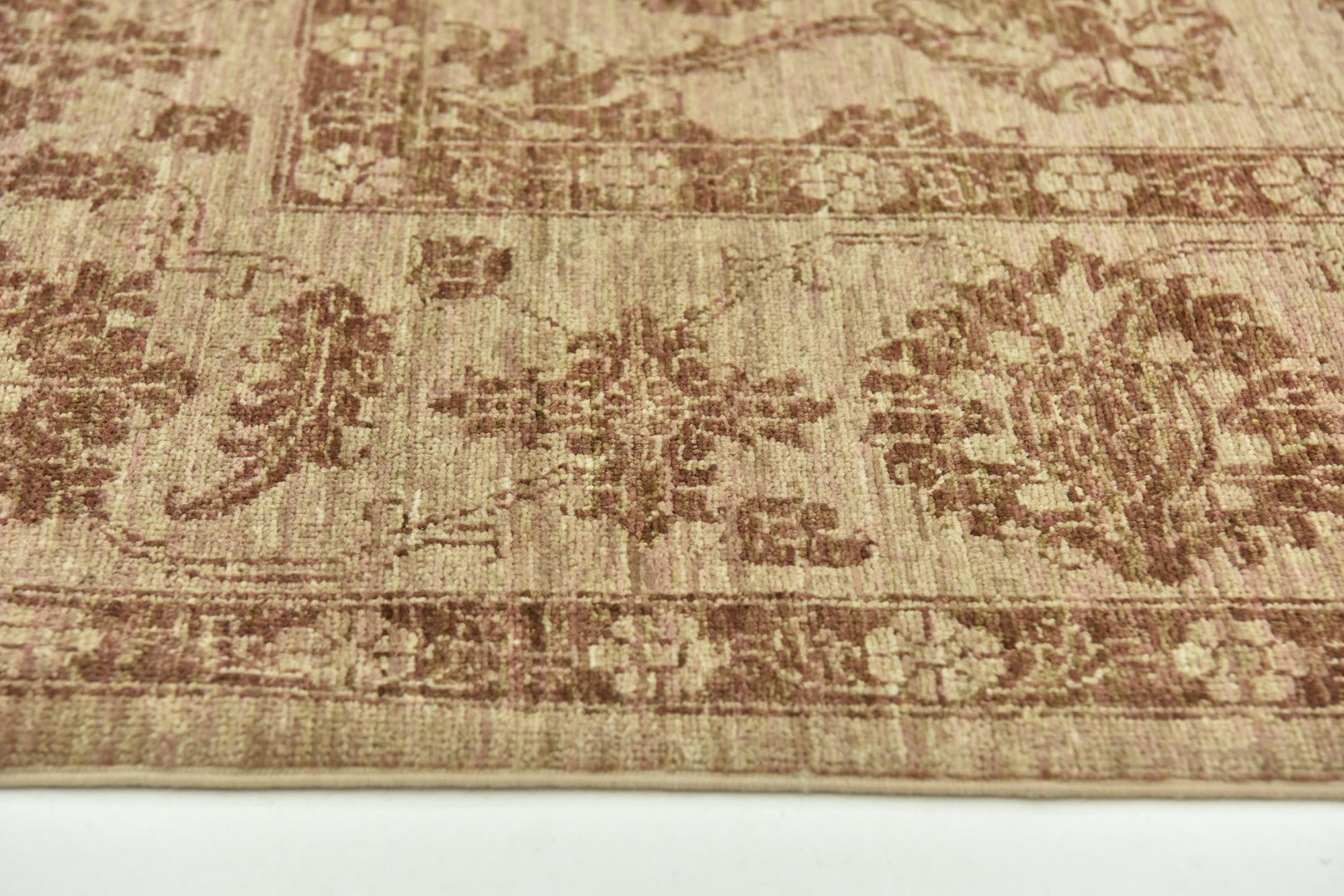 6' 10 x 9' 10 Hand Knotted Peshawar Ziegler Rug
