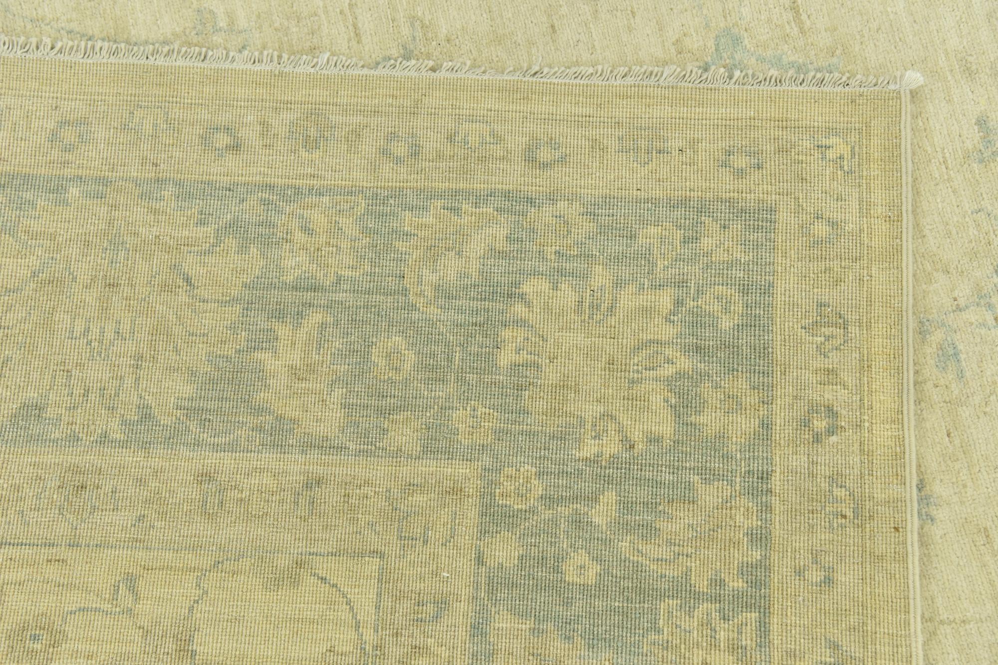 6' 3 x 10' Hand Knotted Peshawar Ziegler Rug