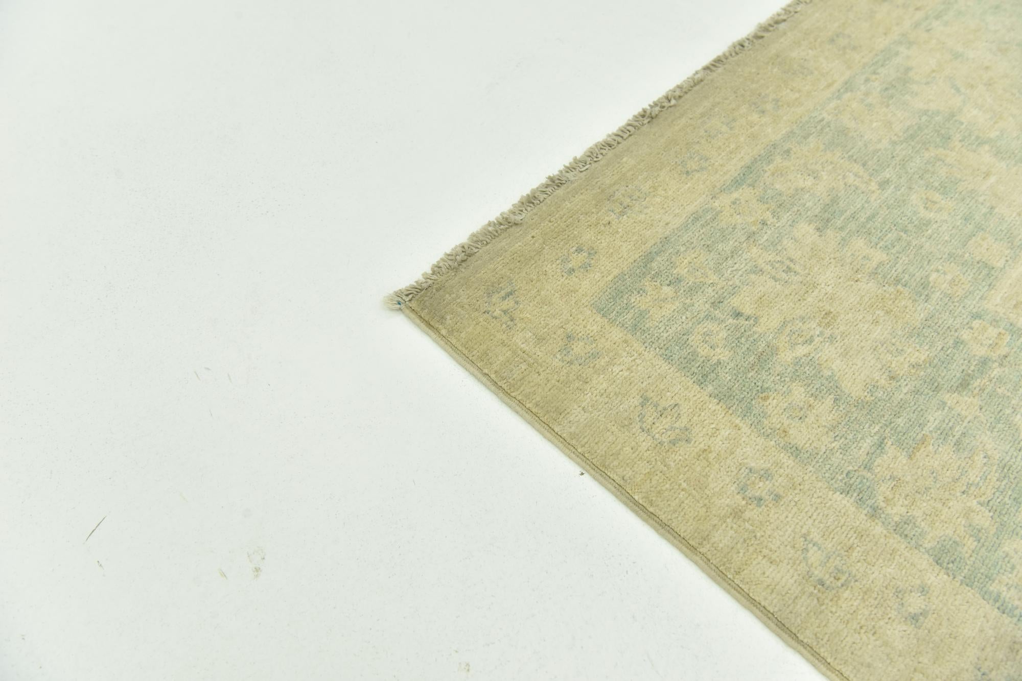 6' 3 x 10' Hand Knotted Peshawar Ziegler Rug